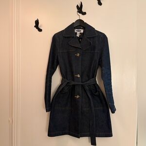 Vintage Old Navy Denim Trench